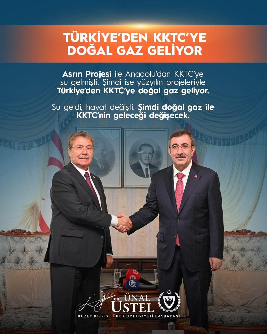 TÜRKİYE KIBRISA DOĞALGAZ GÖTÜRECEK